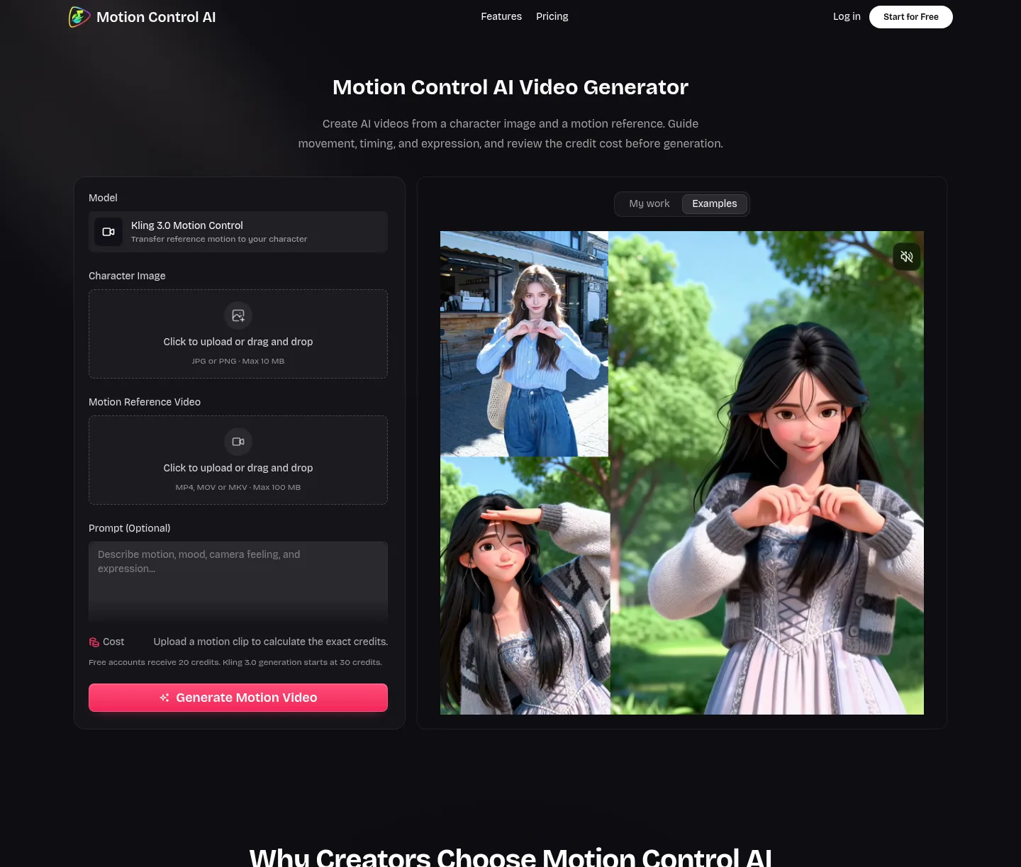 motioncontrolai.online Hero
