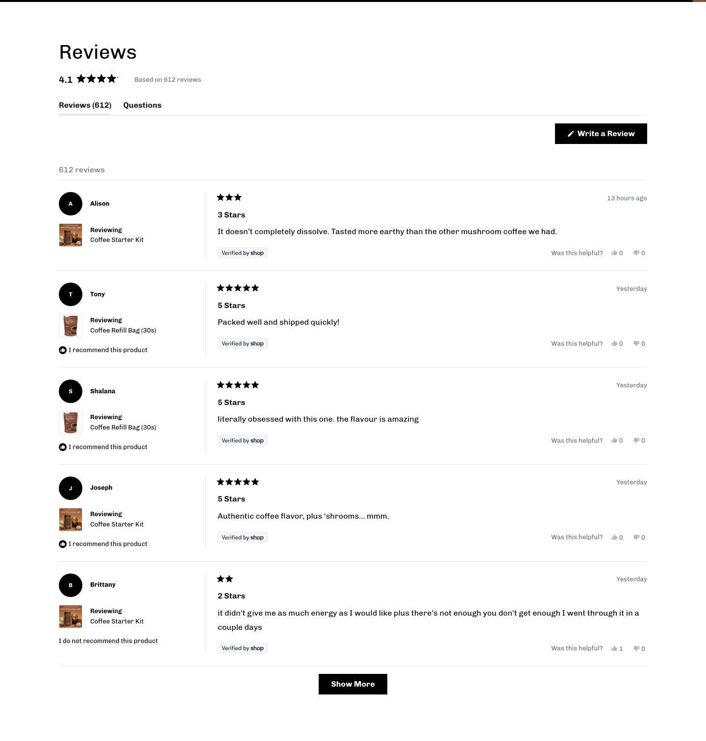 mudwtr.com Reviews section