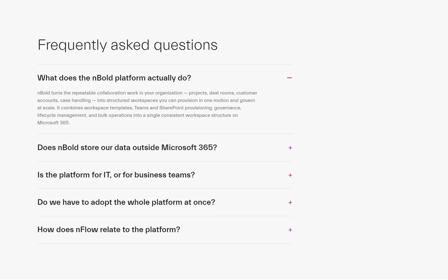 nbold.com — a real FAQ section