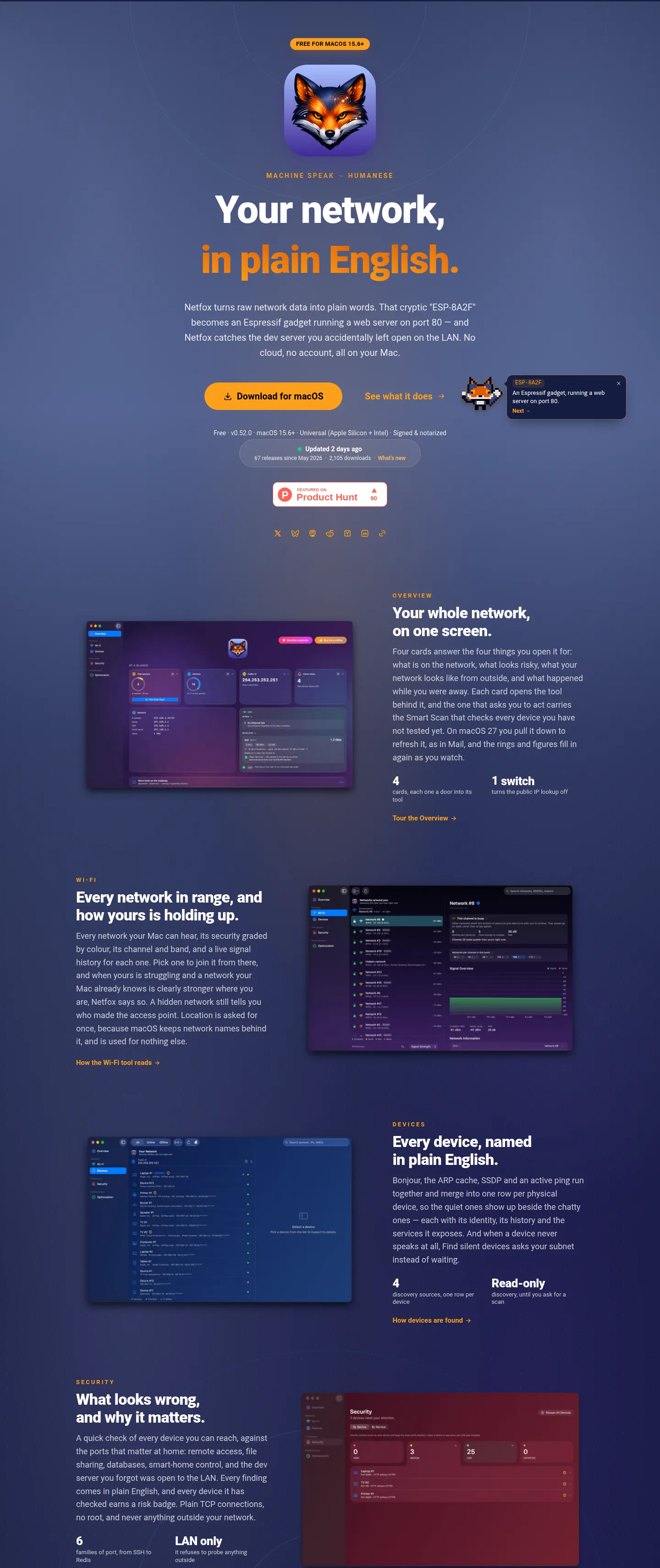 netfox.app Hero