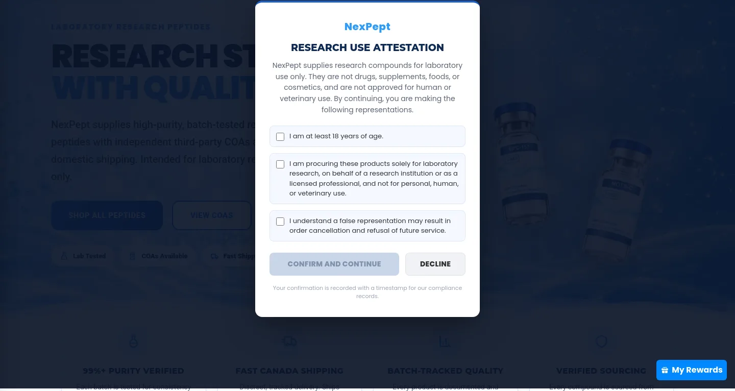 nexpept.is — a real Hero section