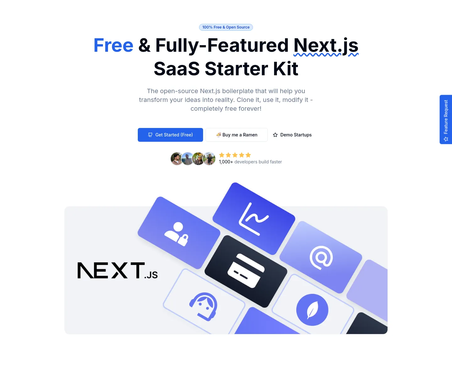 nextupkit.com Hero section