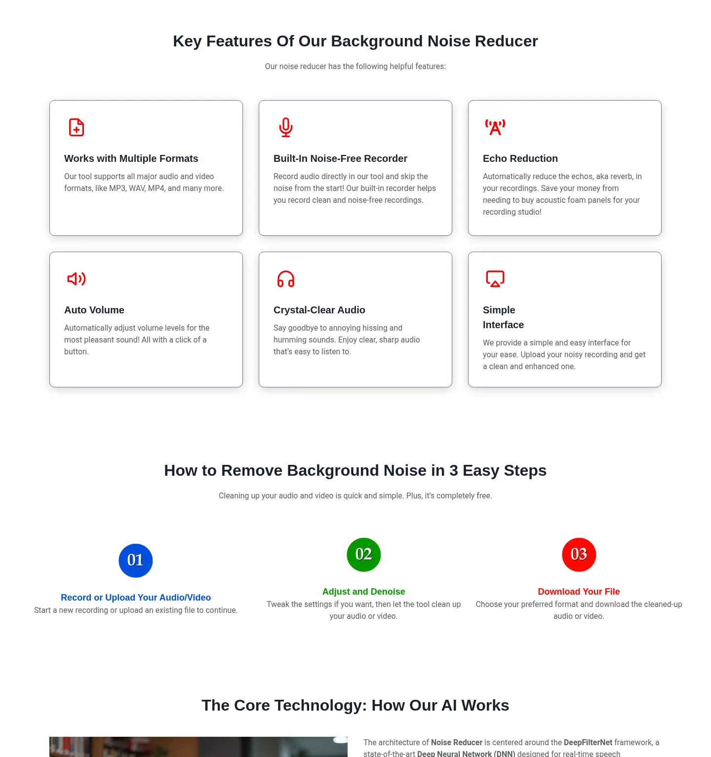 noisereducerai.com Logo Wall