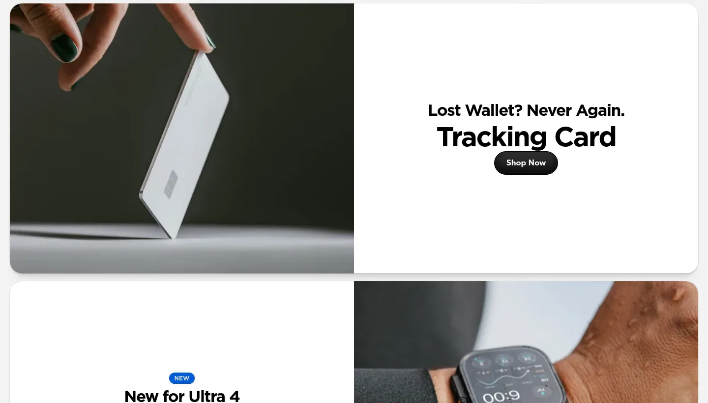 nomadgoods.com CTA section