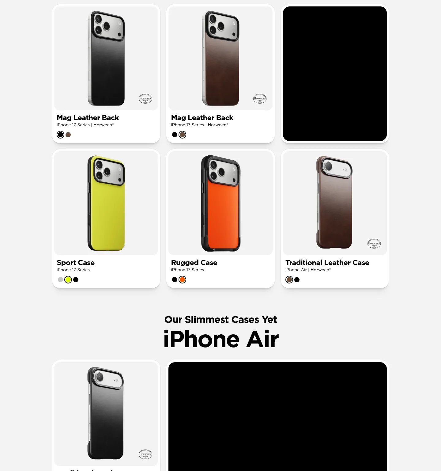 nomadgoods.com Features section