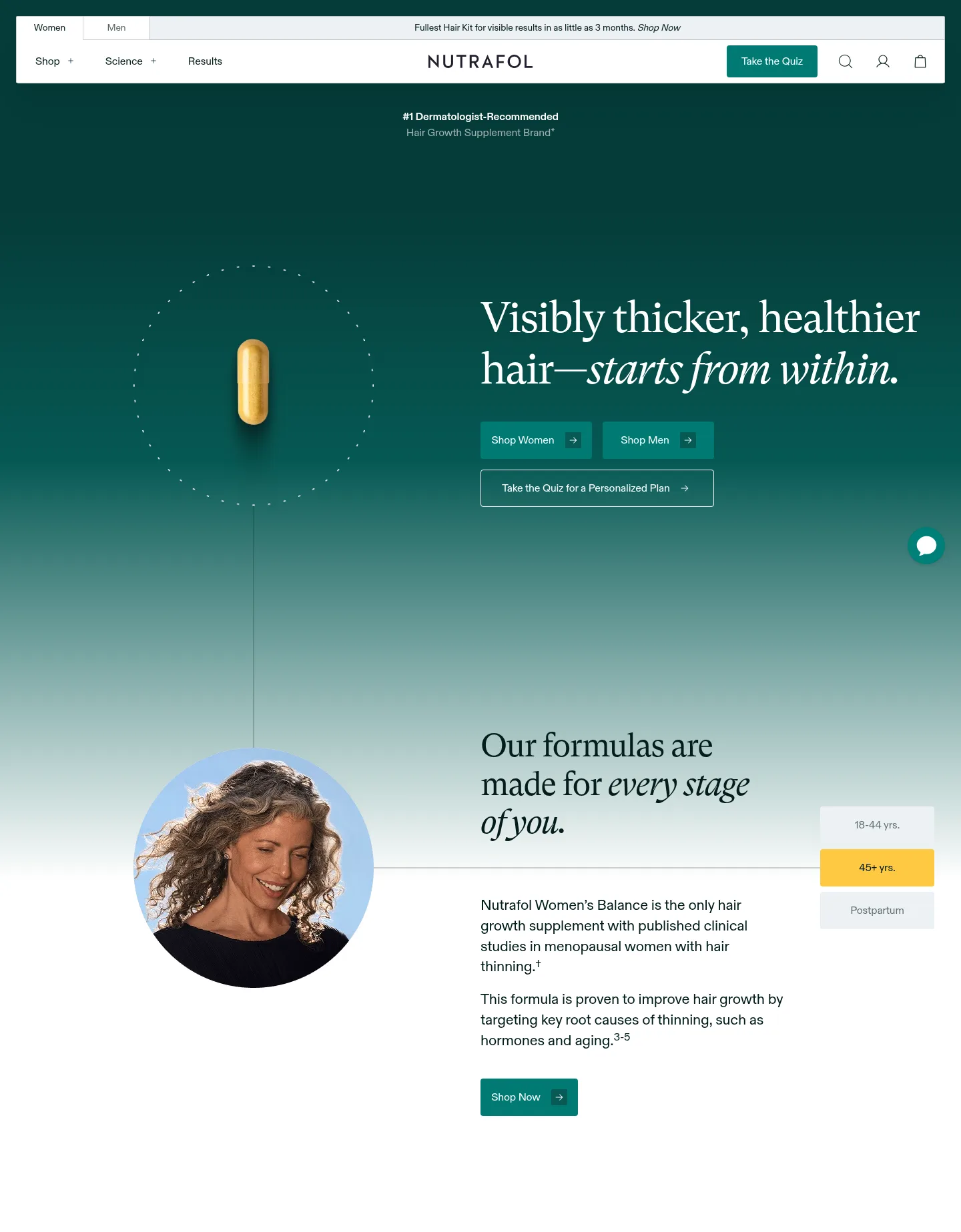 nutrafol.com Hero