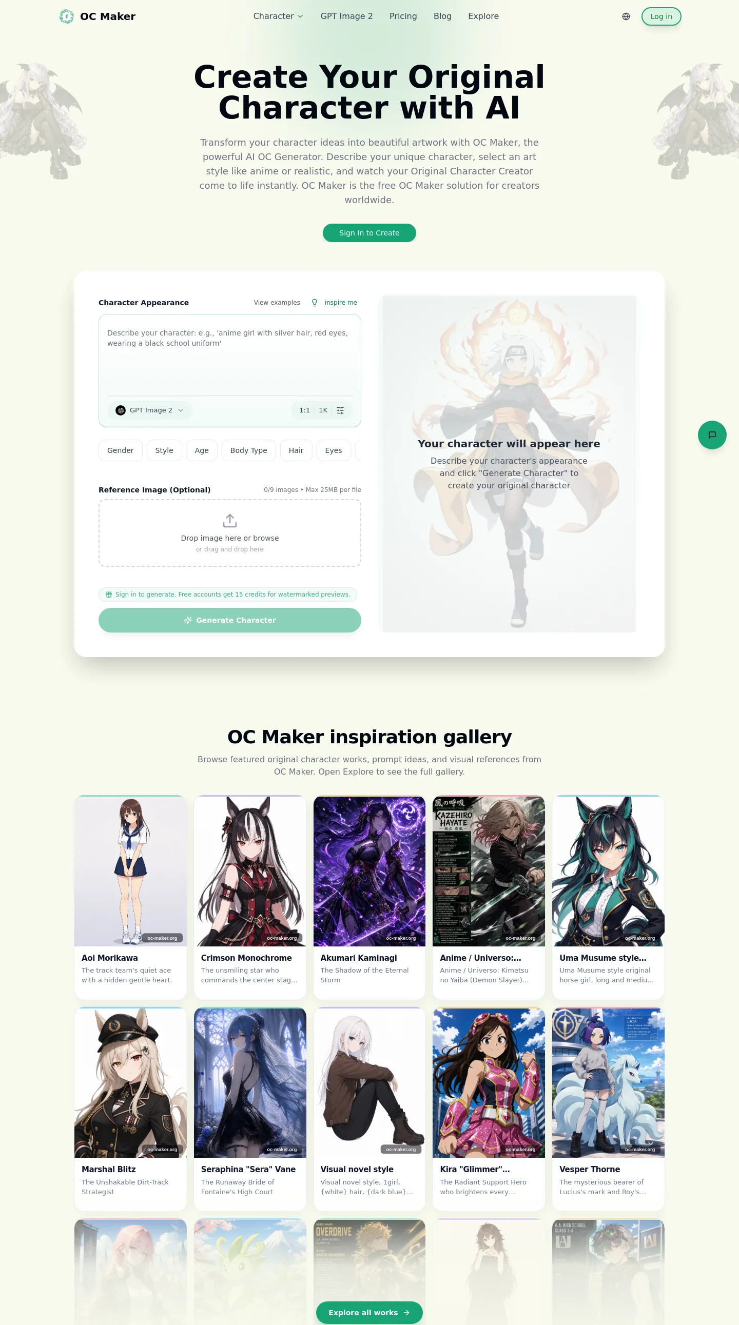 oc-maker.org Hero