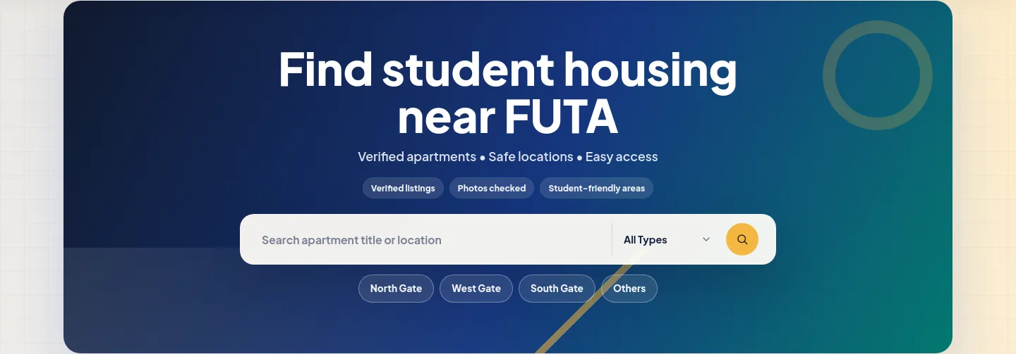 offcampushub.ng — a real Hero section