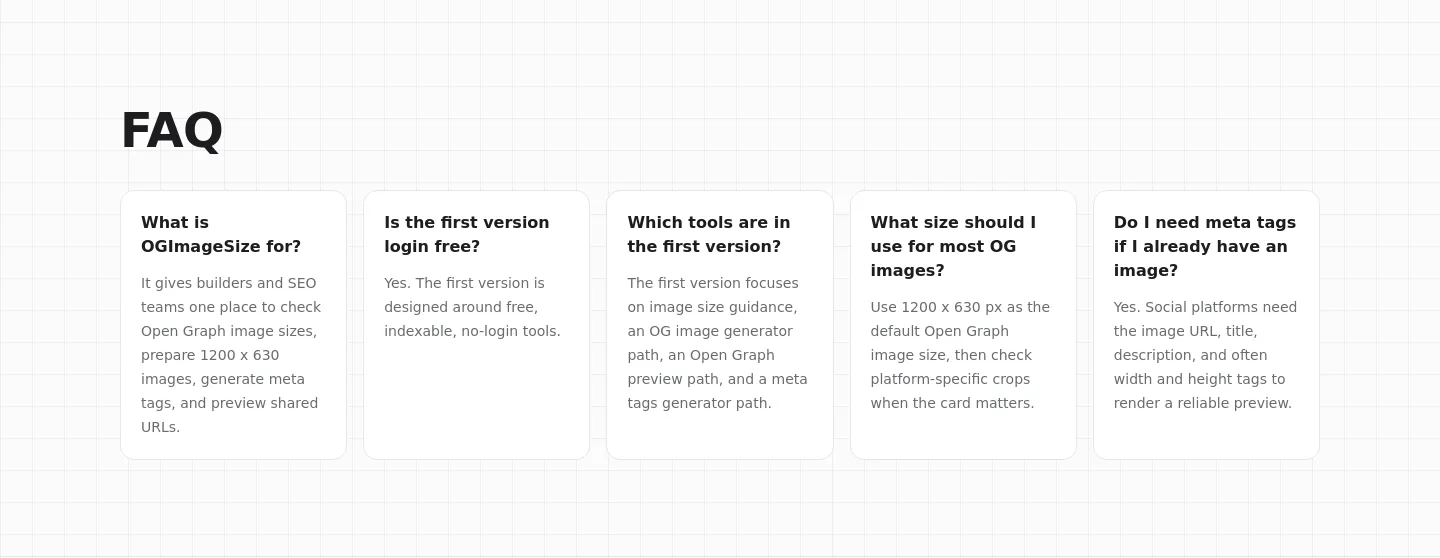 ogimagesize.com FAQ section