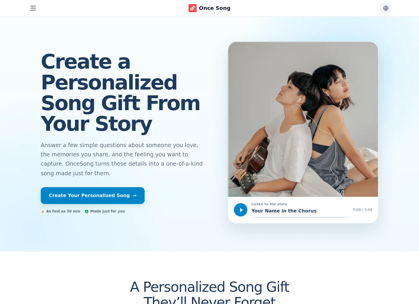 oncesong.com