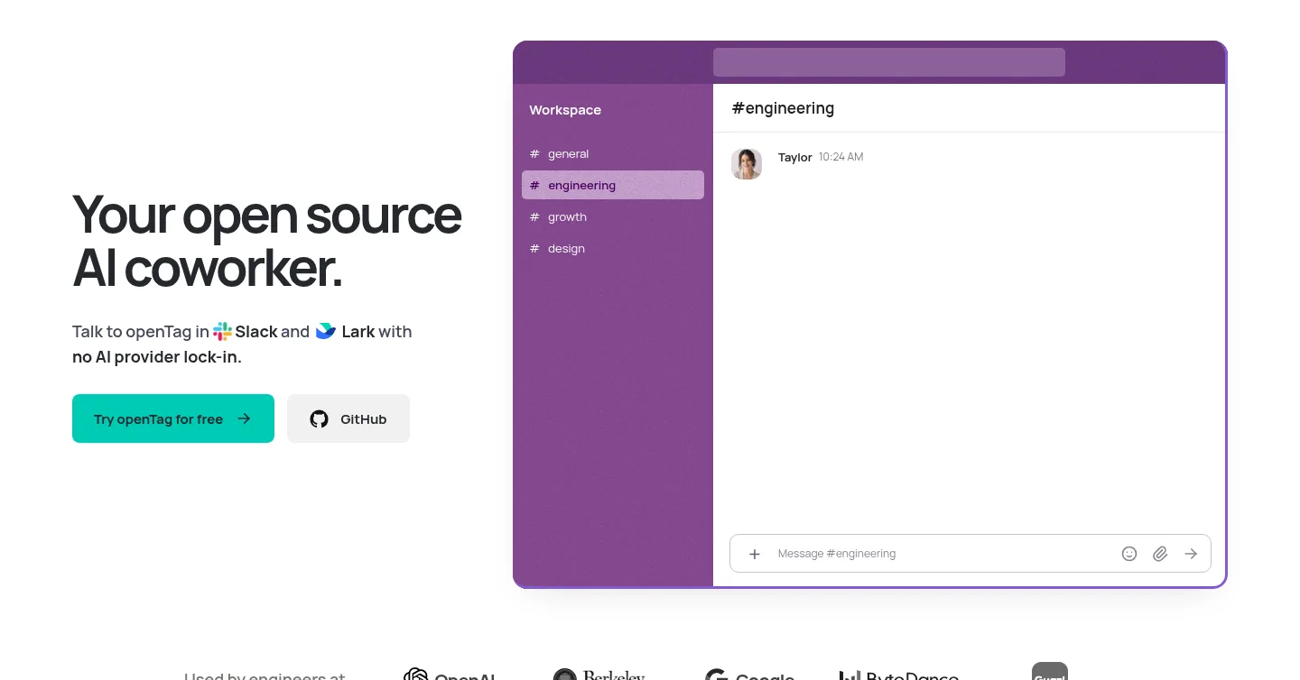 opentag.build Hero
