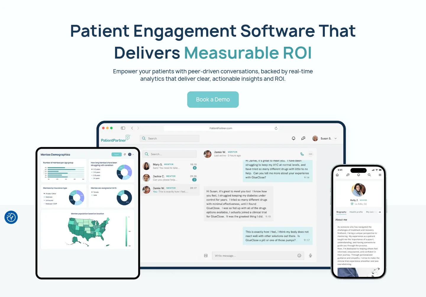patientpartner.com — a real Hero section