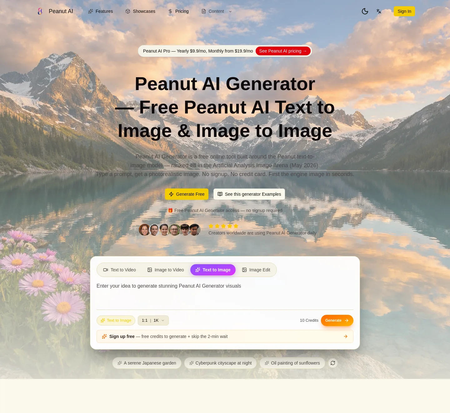 peanutai.org — a real Hero section