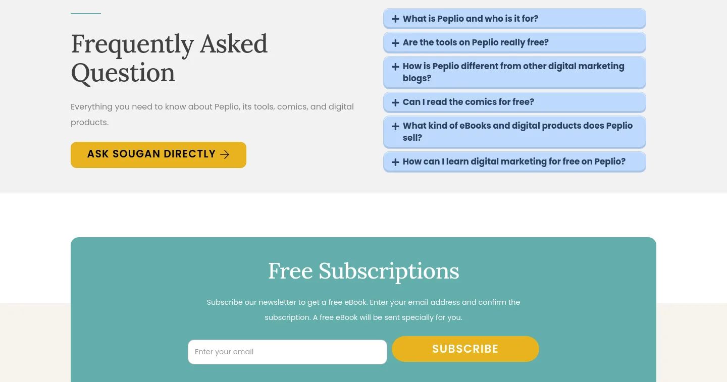 peplio.com — FAQ