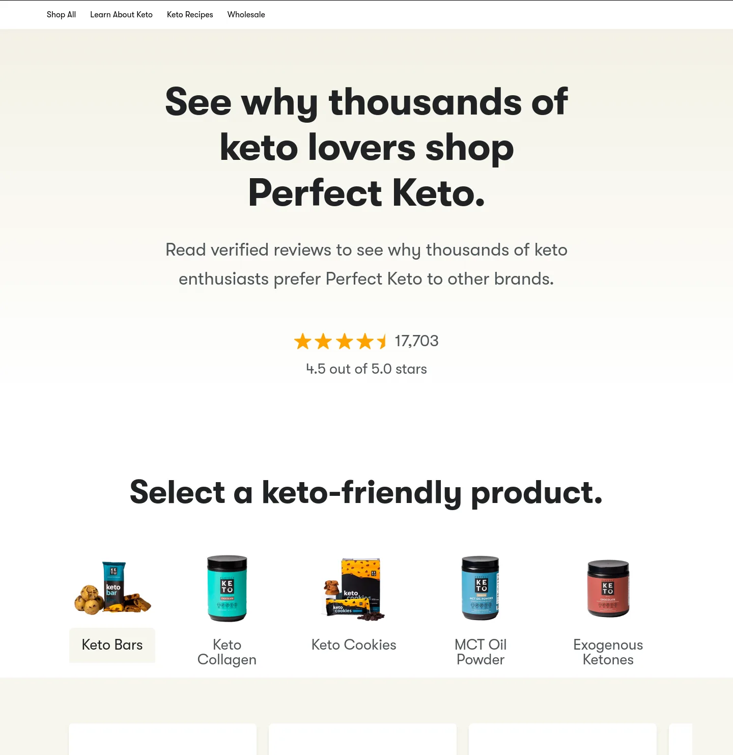 perfectketo.com Reviews section