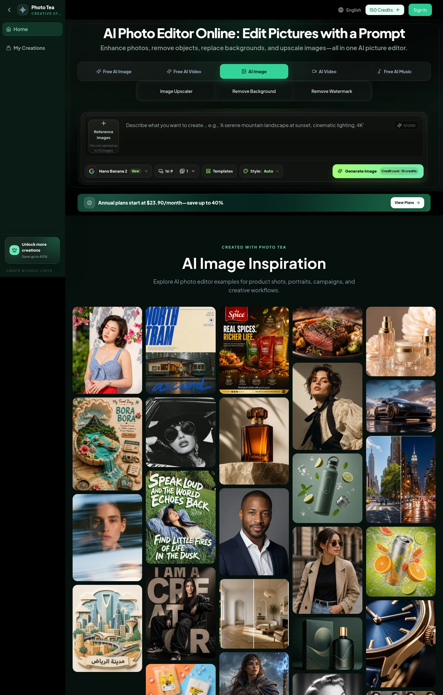 phototea.art — a measured funnel