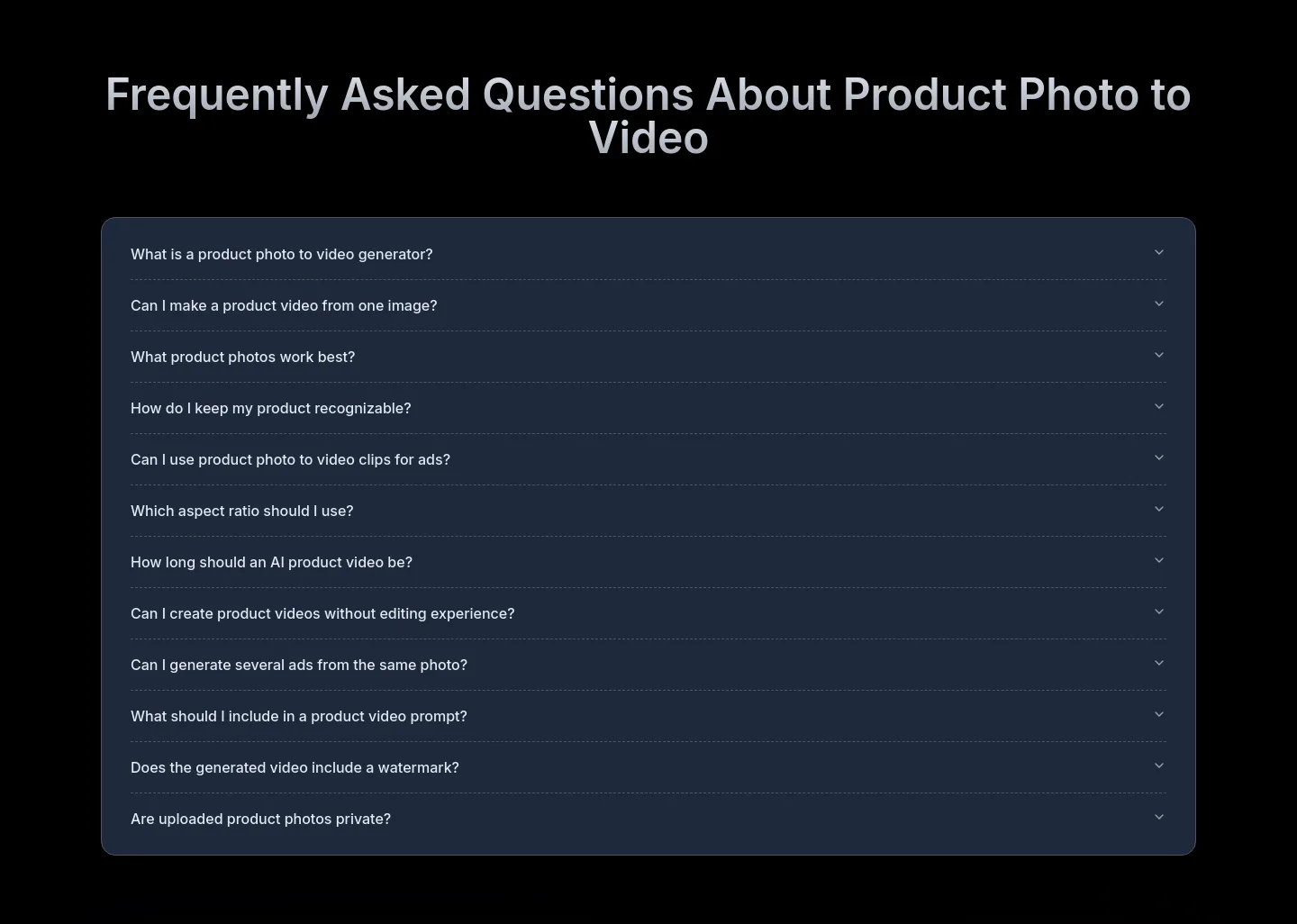 photovideos.net FAQ section