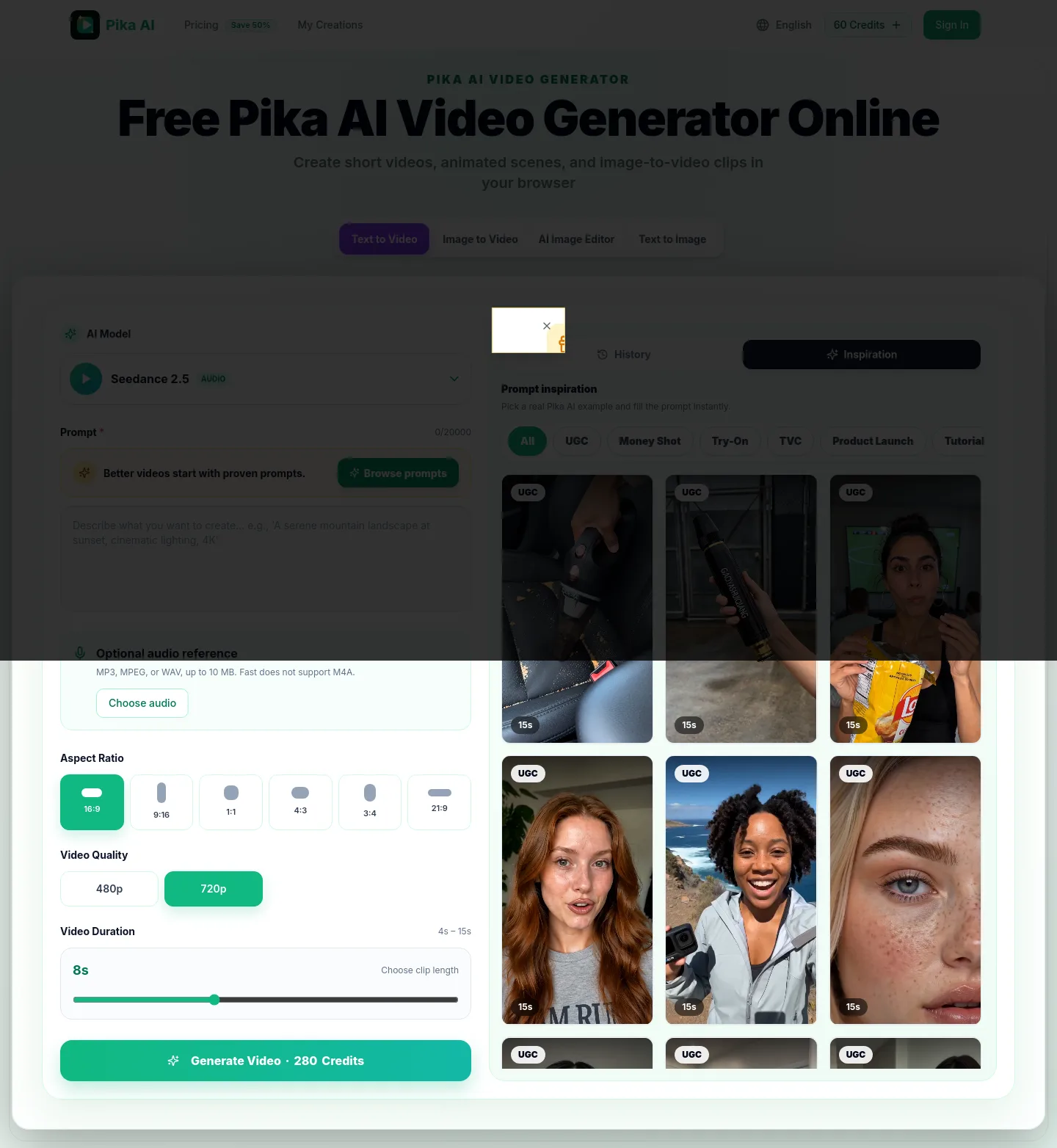 pika-ai.pro — The Pricing Page