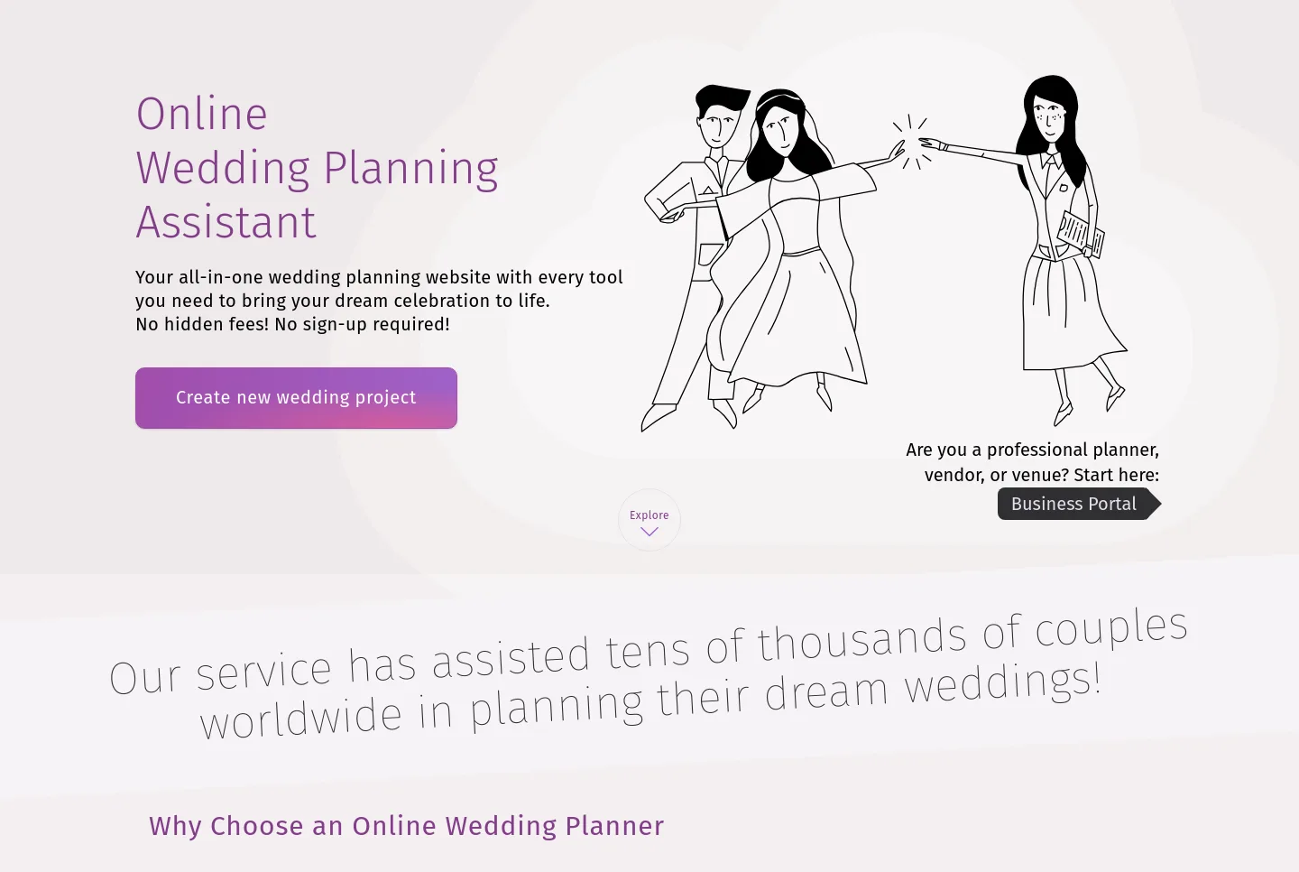 planning.wedding Hero