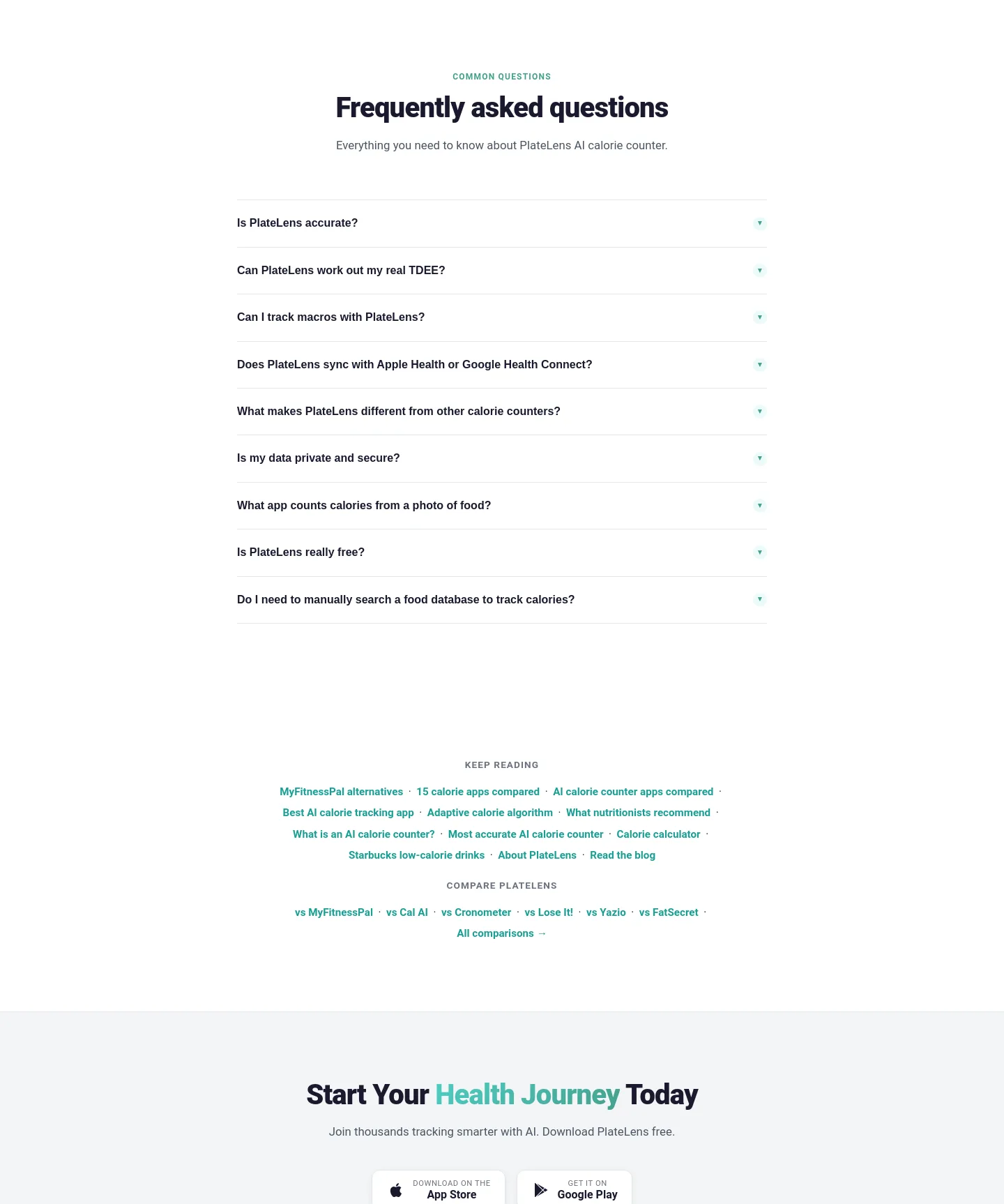 platelens.app FAQ section