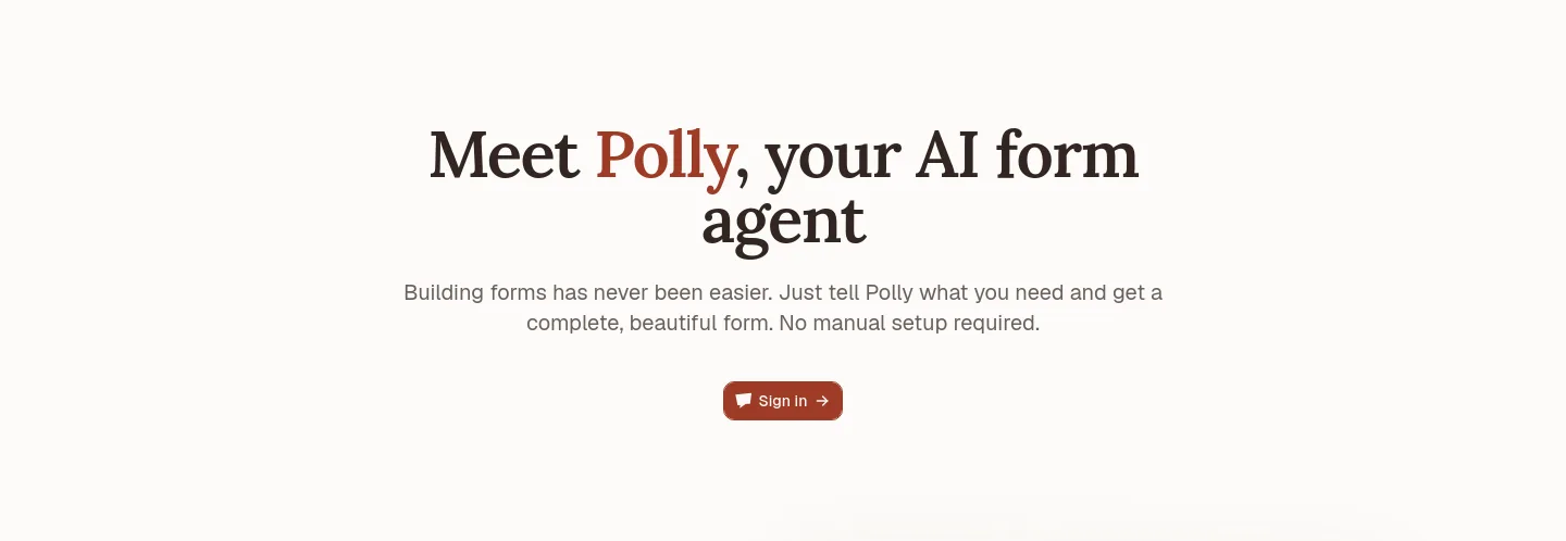 polyform.to — a real Hero section