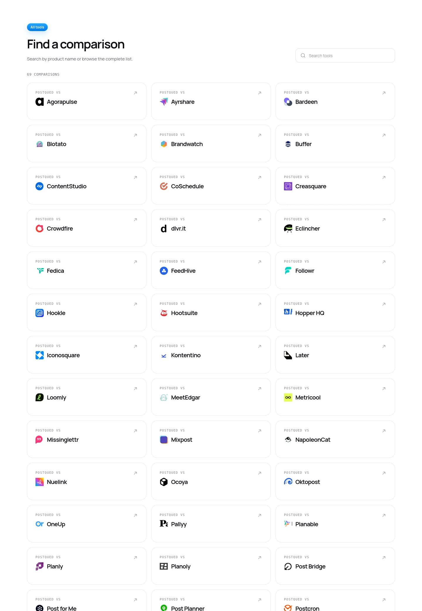 postqued.com Comparison