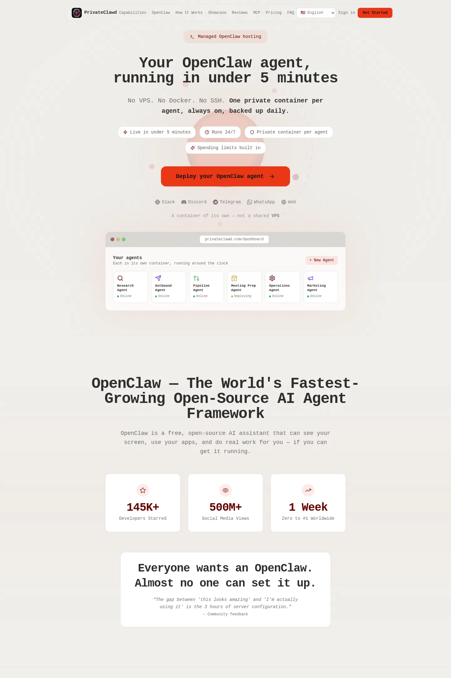 privateclawd.com — The Pricing Page