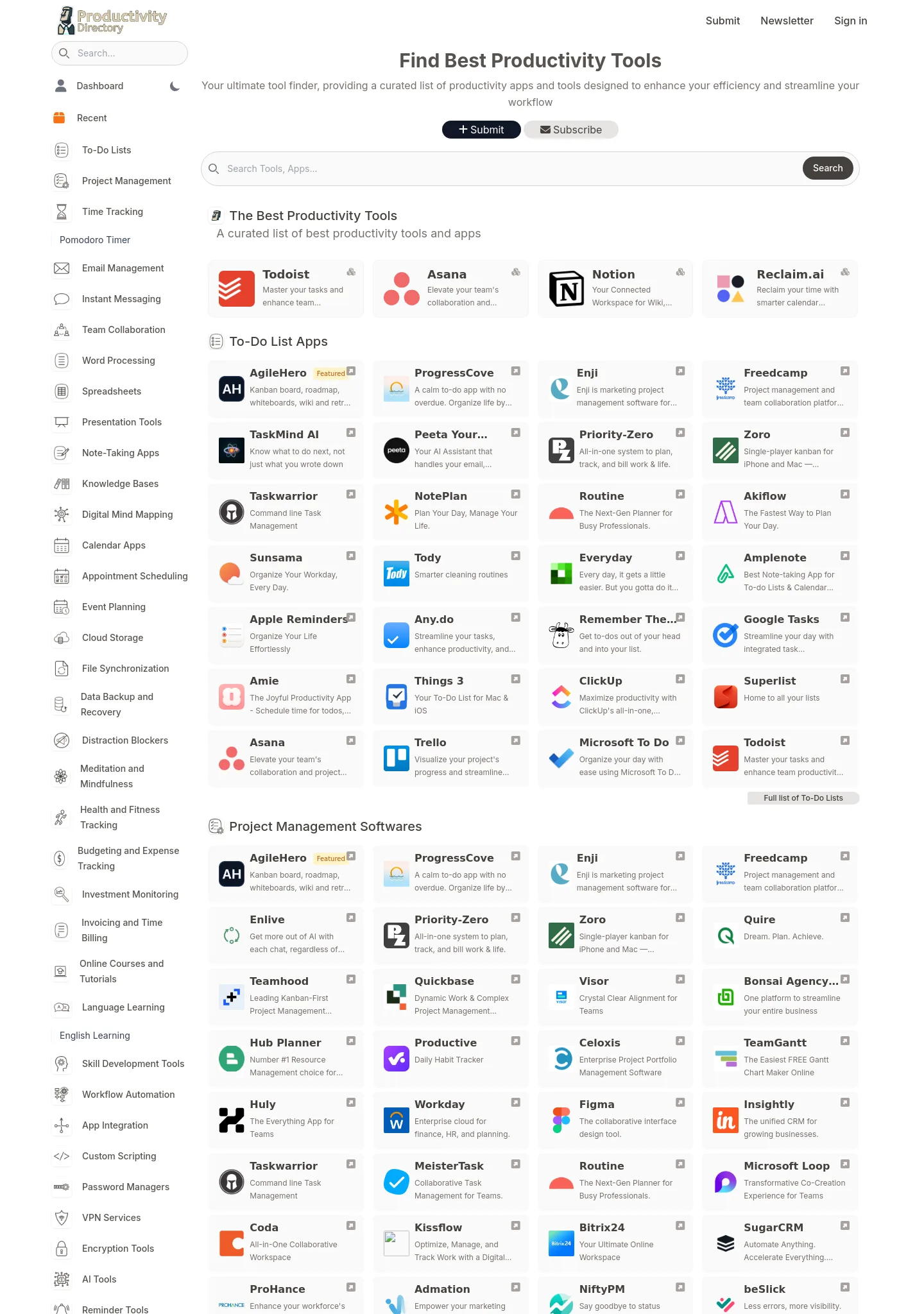 productivity.directory