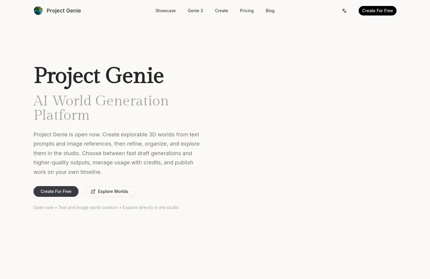 project-genie.ai Hero