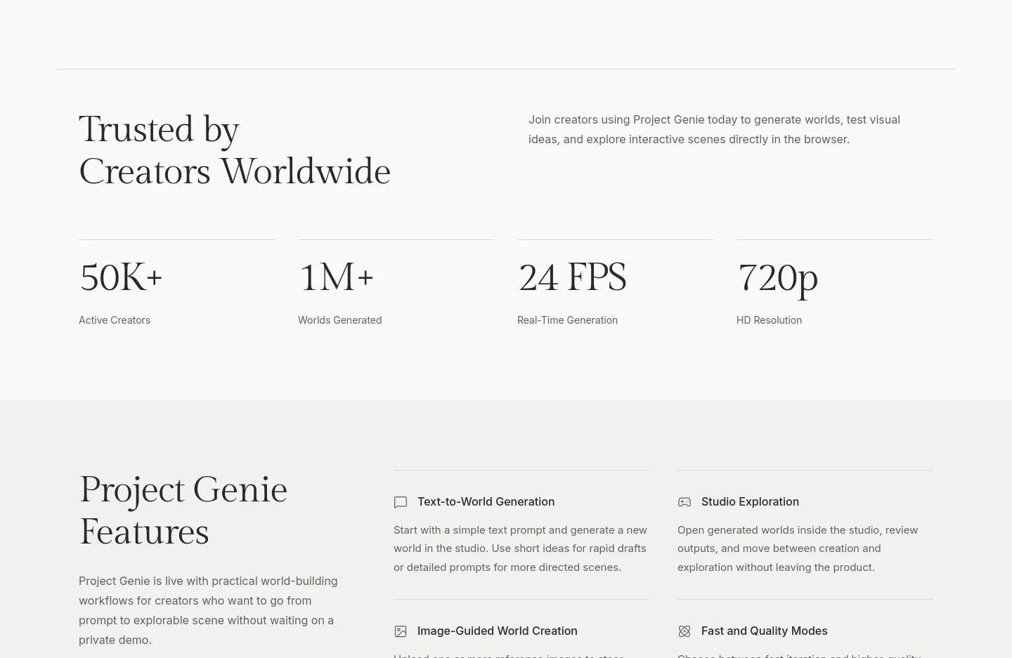 project-genie.ai — a real Logo Wall section