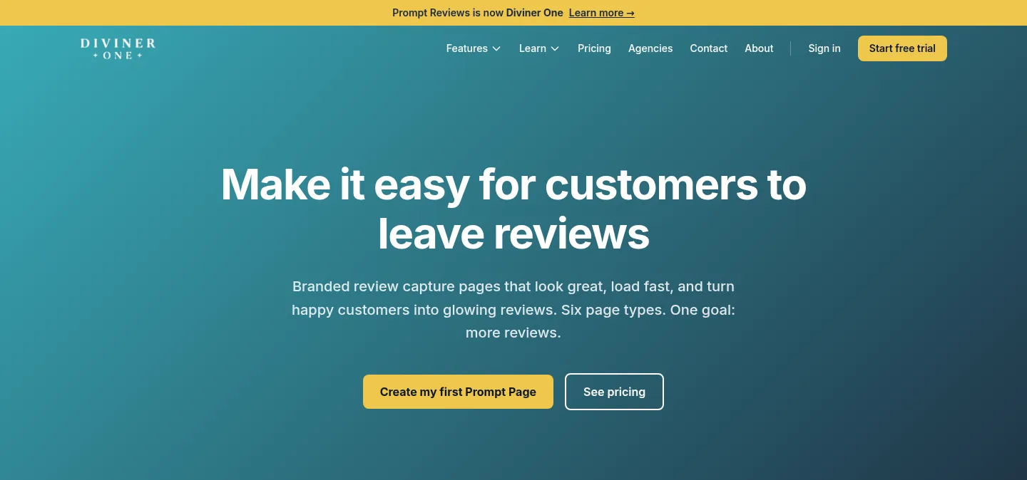 promptreviews.app Hero