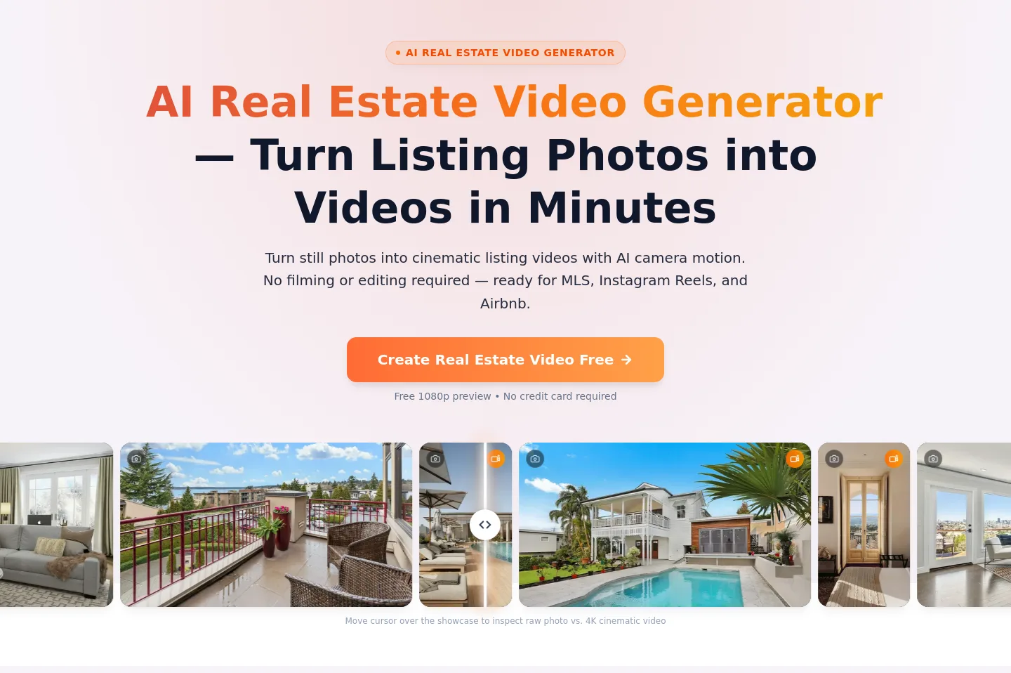 propertyphotovideo.com Hero section