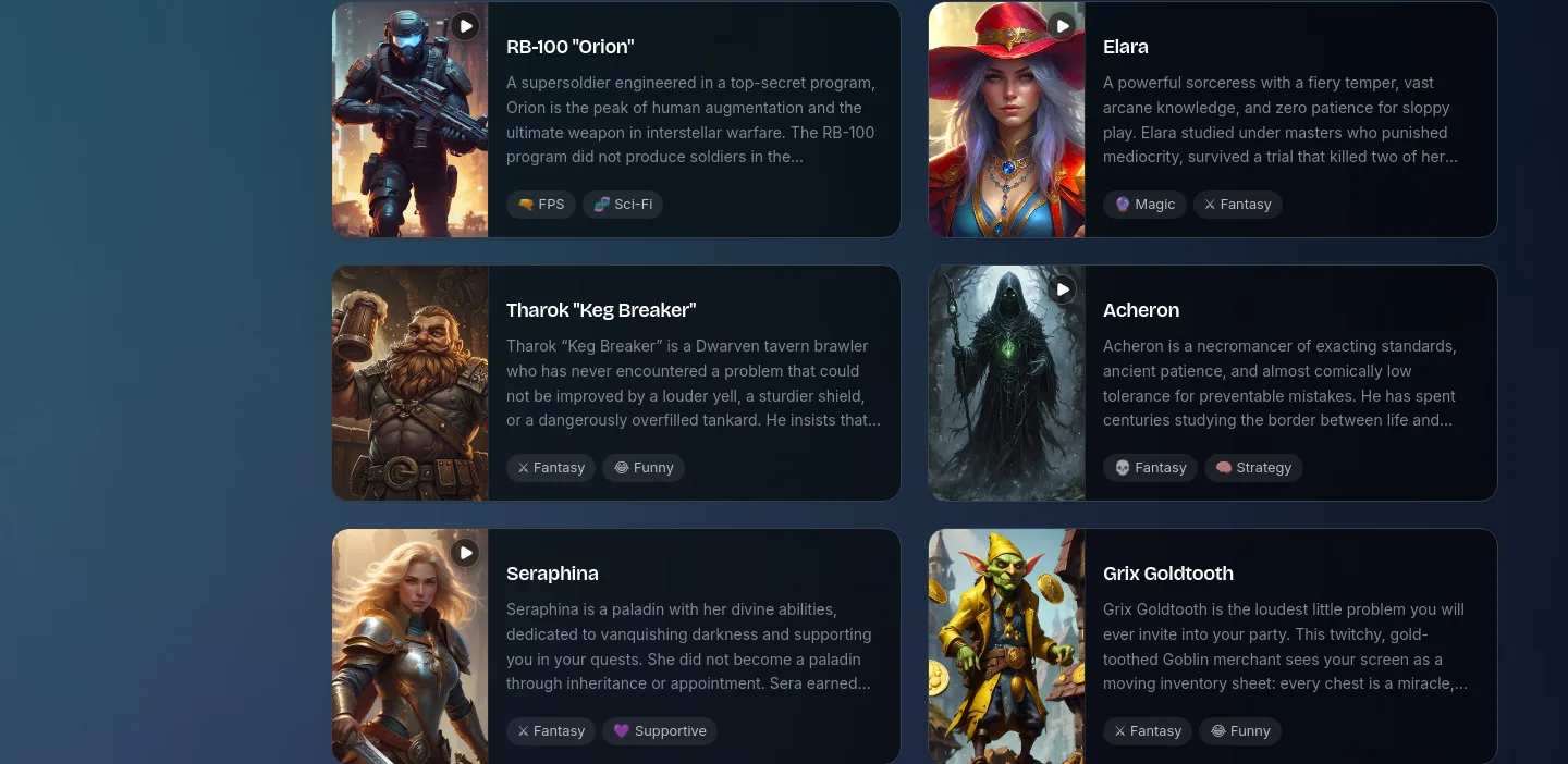 questie.ai Features section