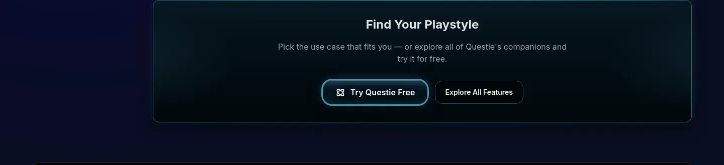 questie.ai CTA section