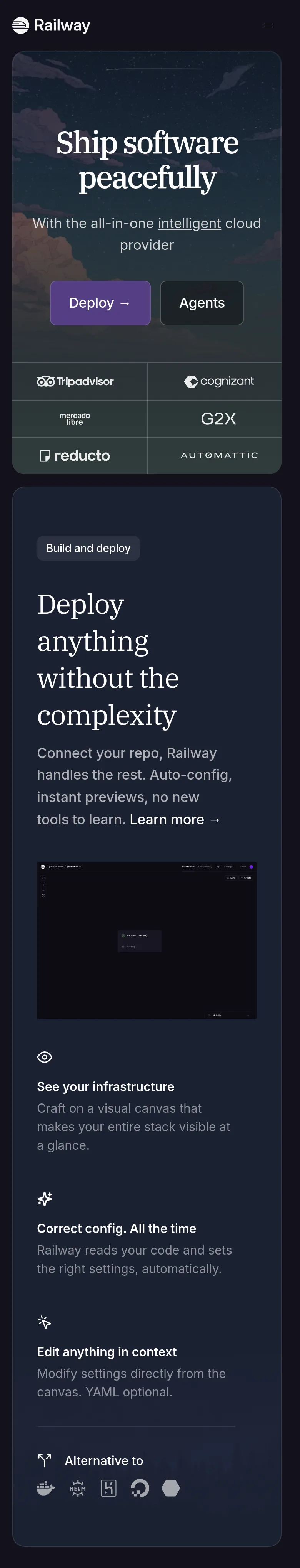 railway.com — a measured funnel