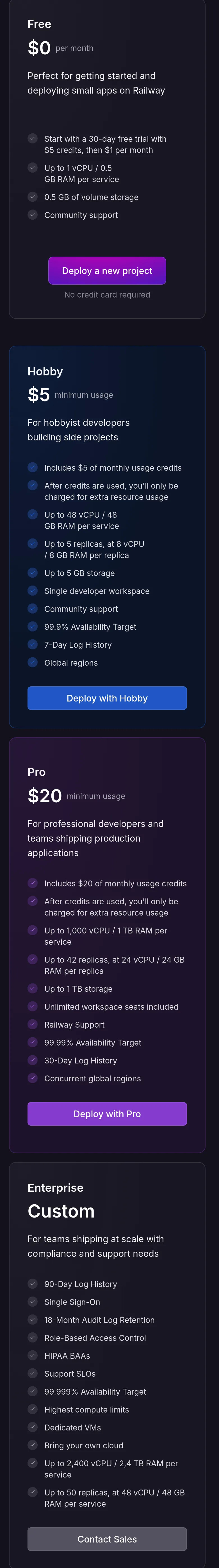 railway.com Pricing section