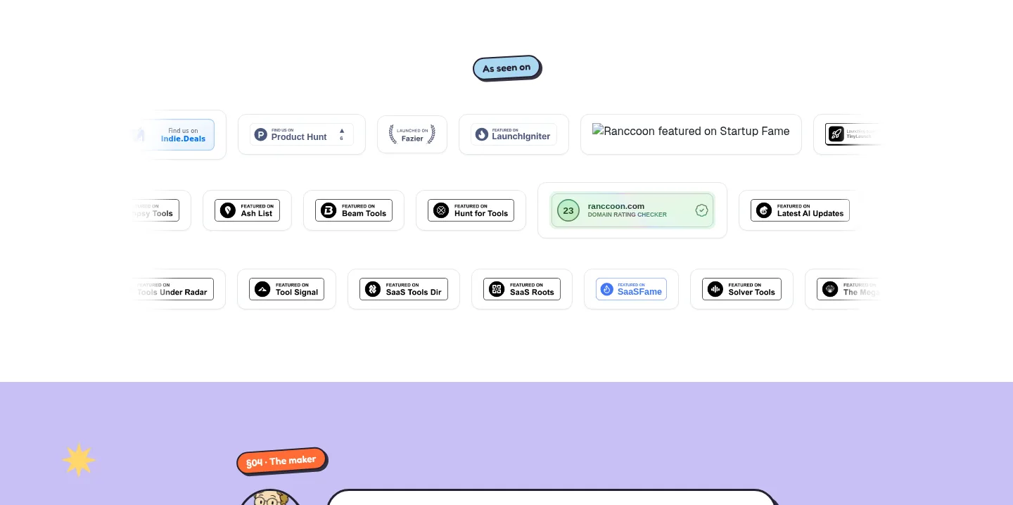 ranccoon.com Logo Wall