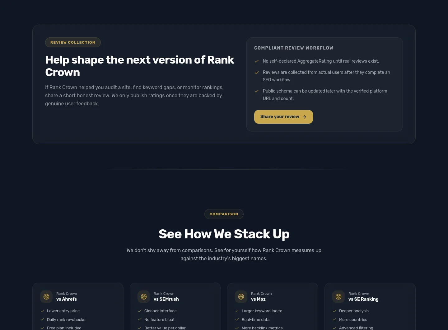 rankcrown.com — a real Logo Wall section