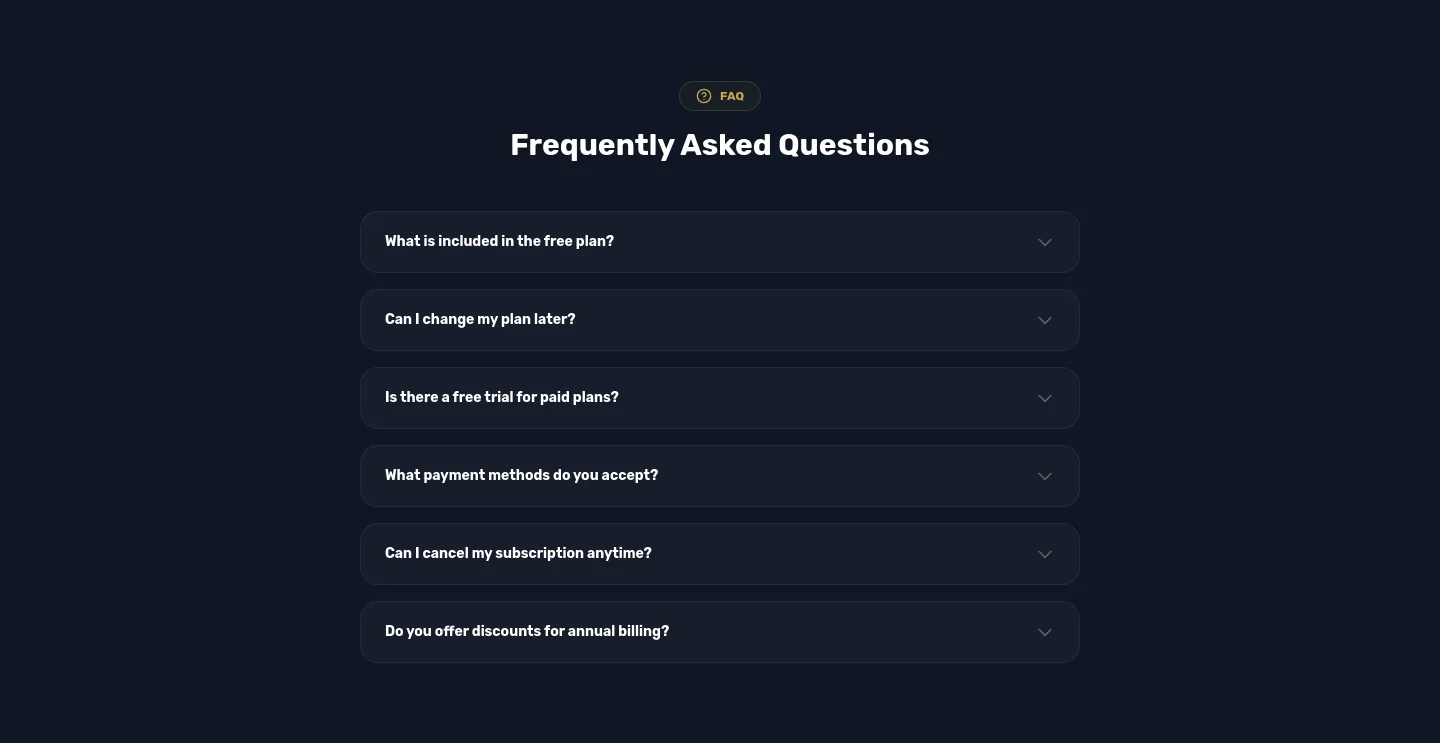 rankcrown.com FAQ section