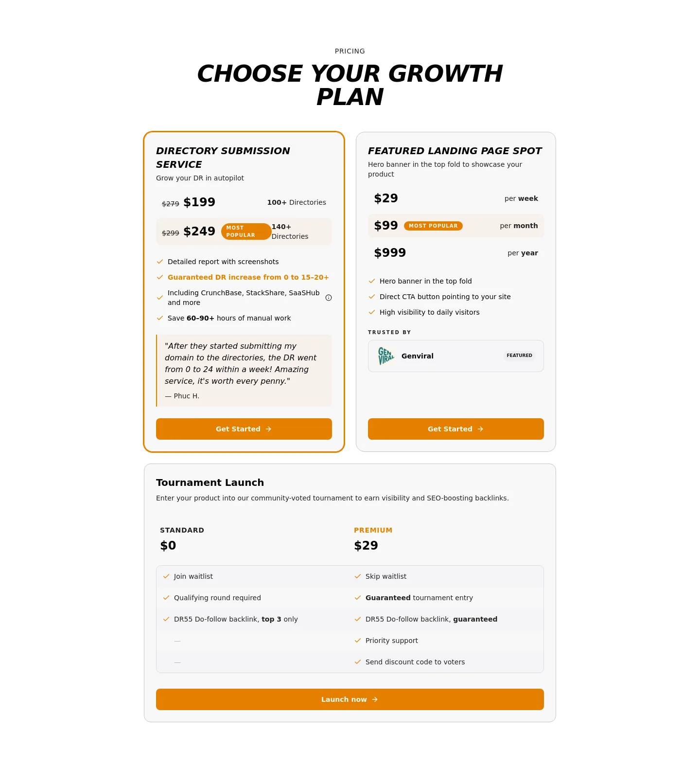 rankinpublic.xyz Pricing section