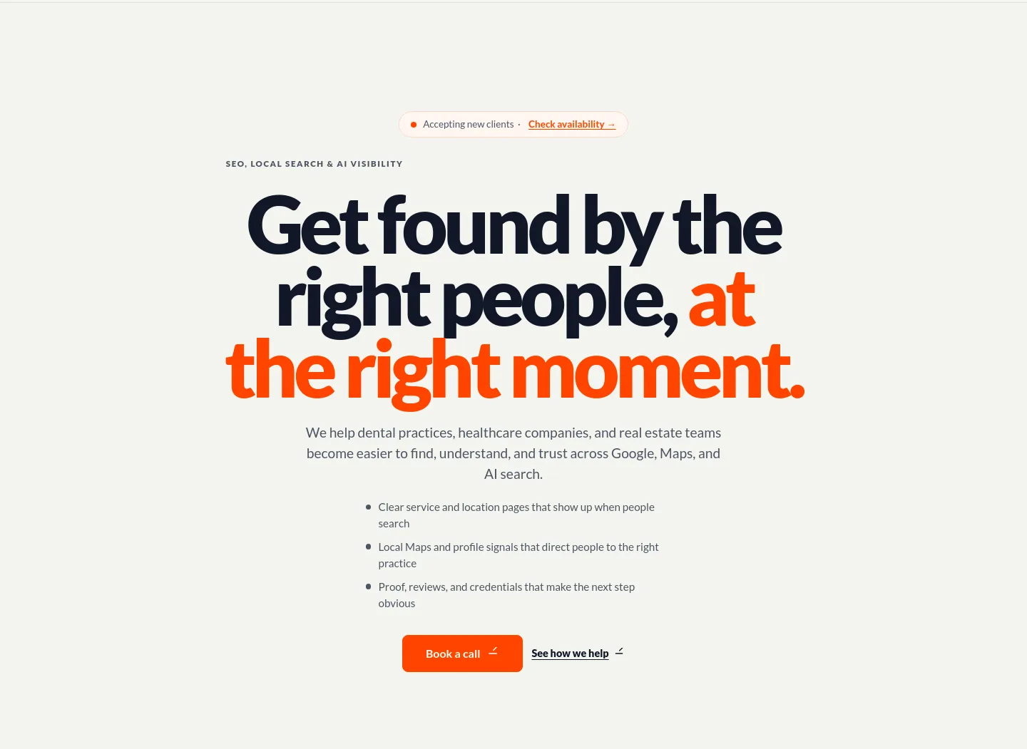 rankorange.com — a real Hero section