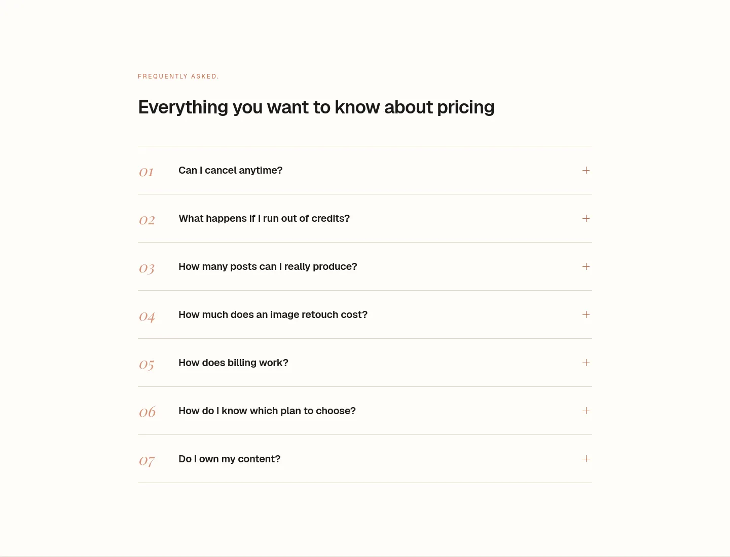 readytopost.ai FAQ section