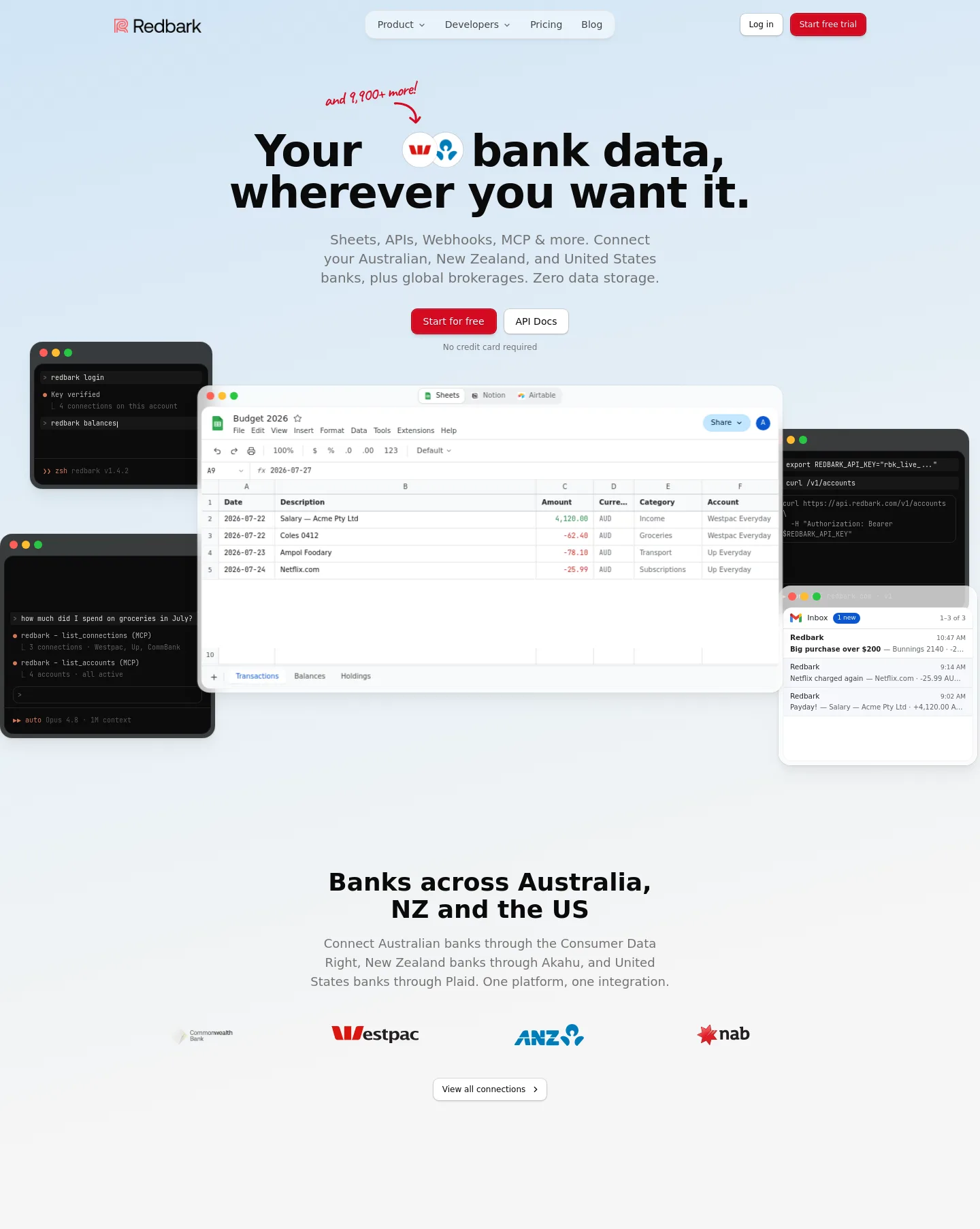 redbark.co — a real Hero section