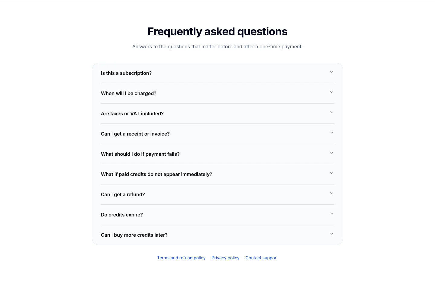 remove-text.com — a real FAQ section