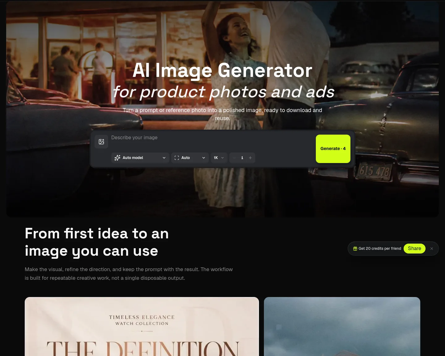 renderquill.com — a real Hero section