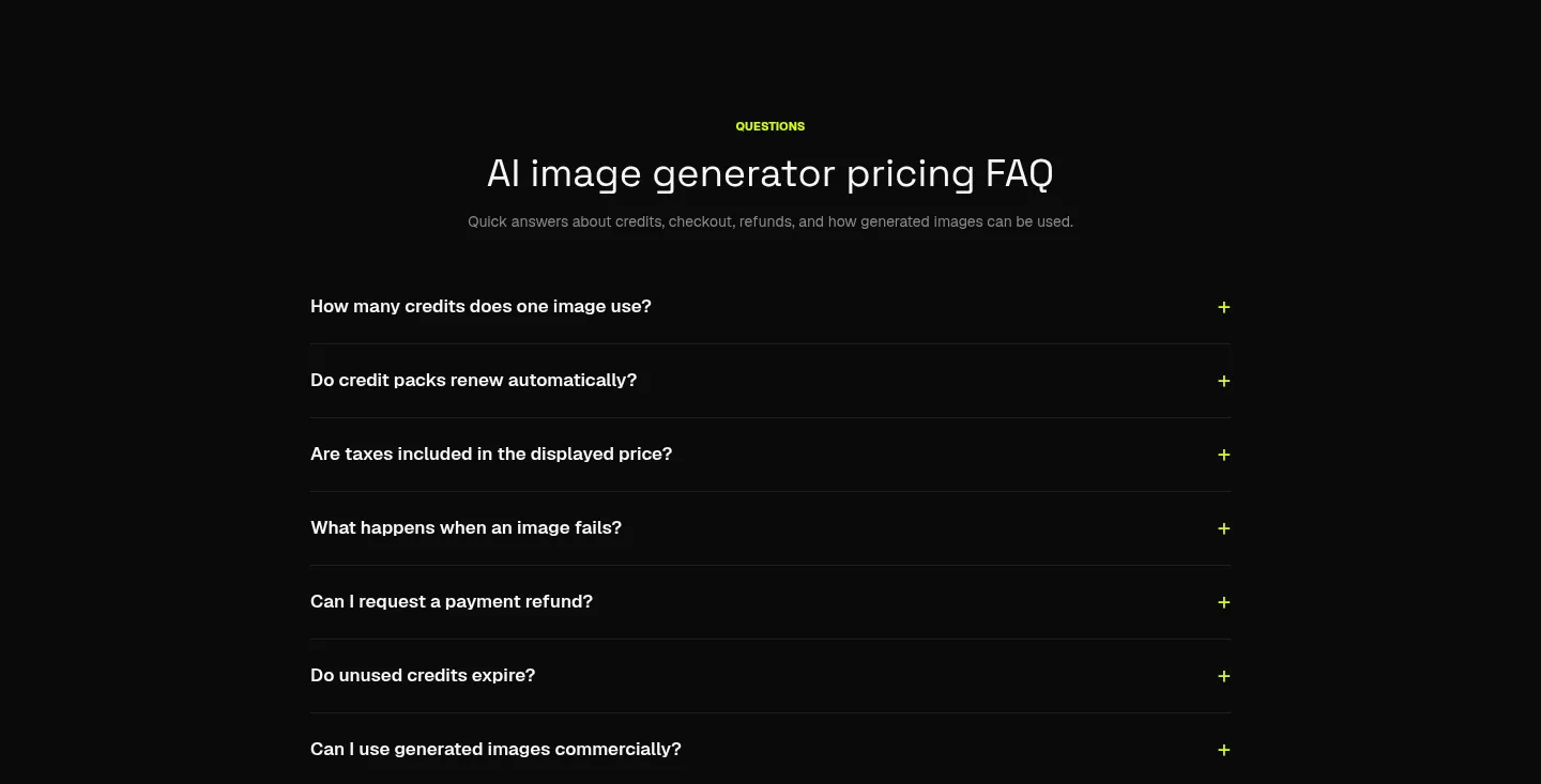 renderquill.com — a real FAQ section