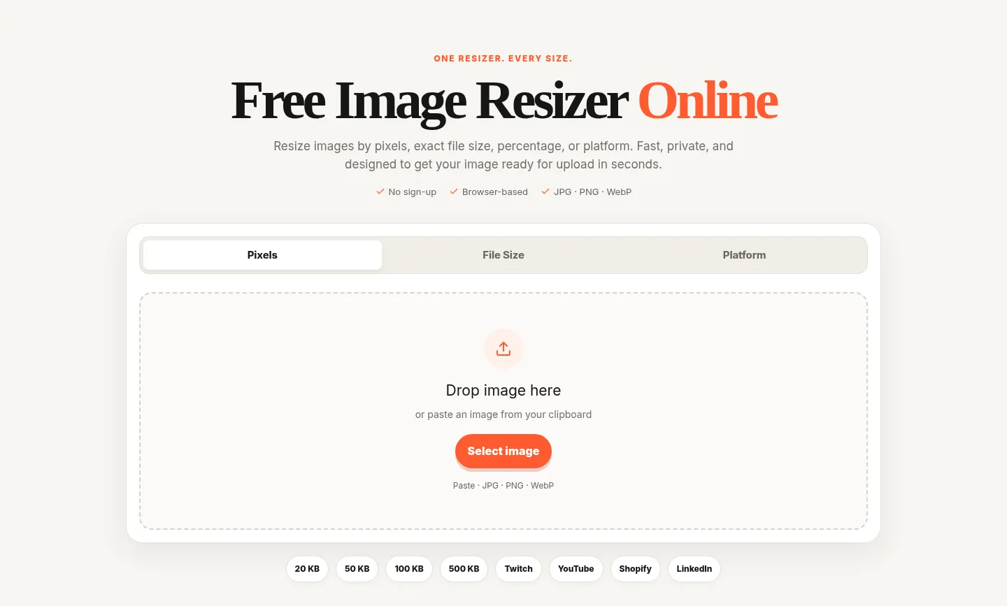 resizecraft.com Hero