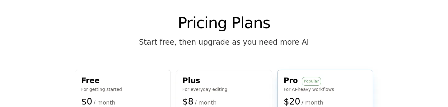 revise.io Hero section