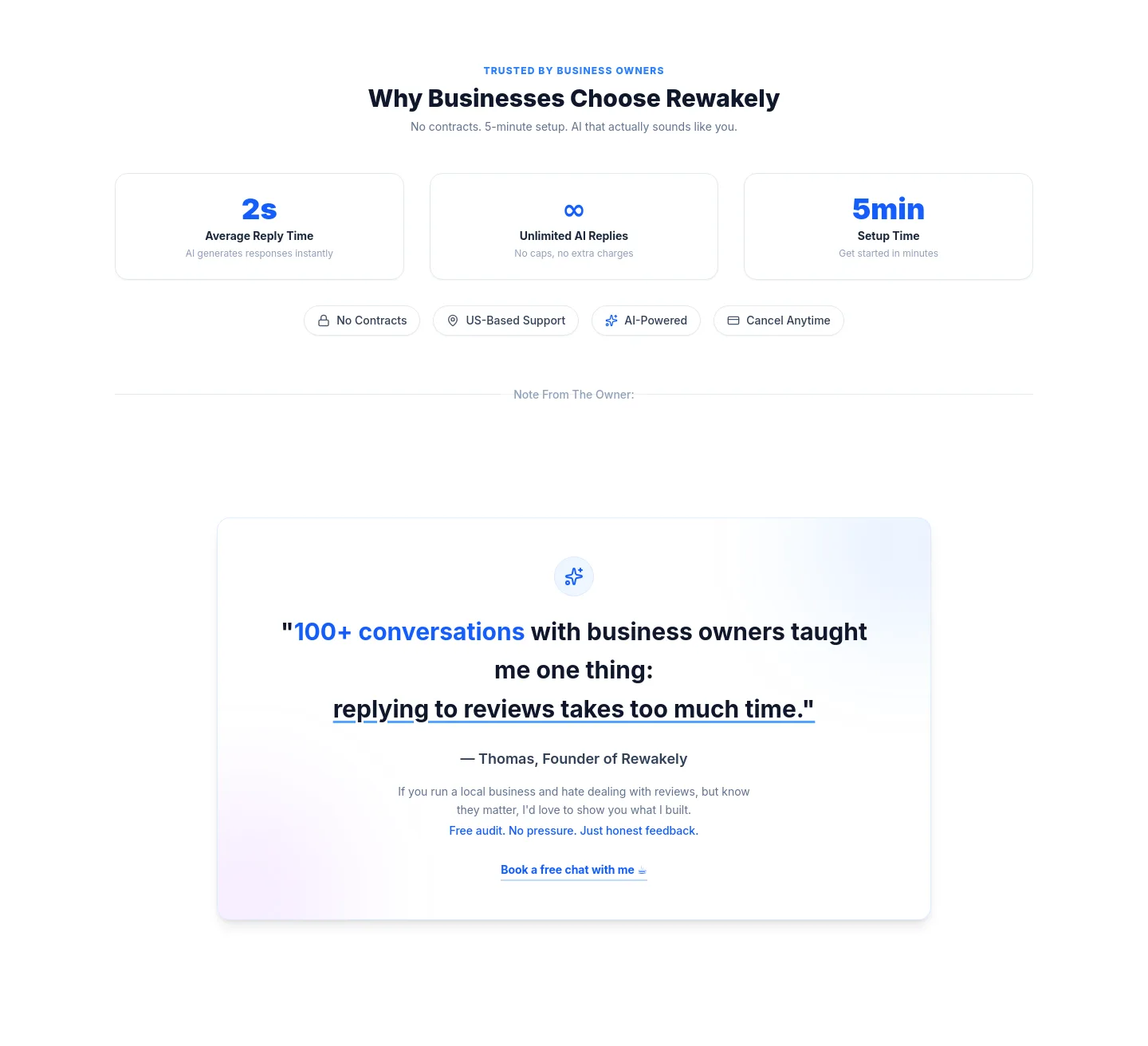 rewakely.com — a real Logo Wall section