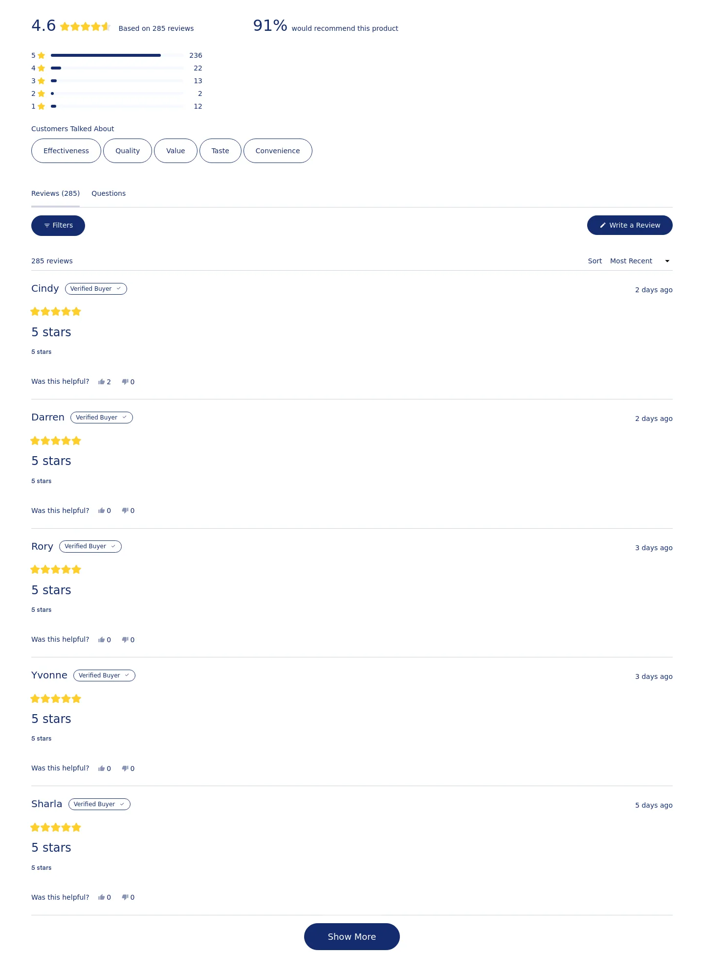 ritual.com Reviews section